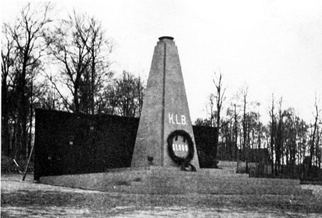 Monument where the Buchenwald survivors swore the "oath of Buchenwald"