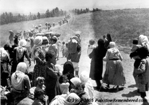 Palestinians forced to leave Palestine when Israel became a counry