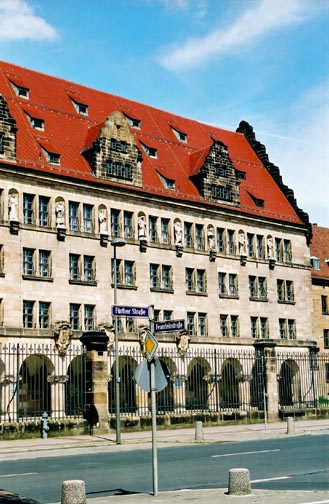 My photo of the Nuremberg Palace of Justice where the war crimes trials were held