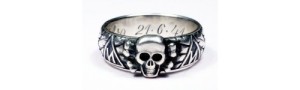 Death's Head ring worn by the SS men