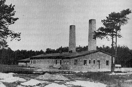Krema IV at Auschwitz-Birkenau had a gas chamber that was above ground
