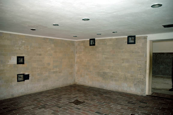 My photo of the Dachau gas chamber