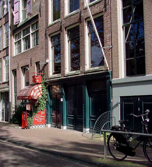 Front door of the Anne Frank house